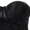 Subblime - Body Noir  Bretelles Chaîne S/M